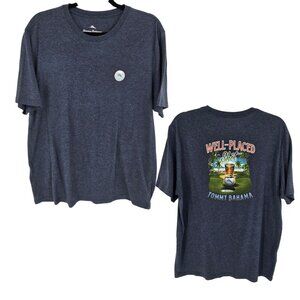 Tommy bahama mens size large Blue Well Placed shot golf tee graphic short sleeve